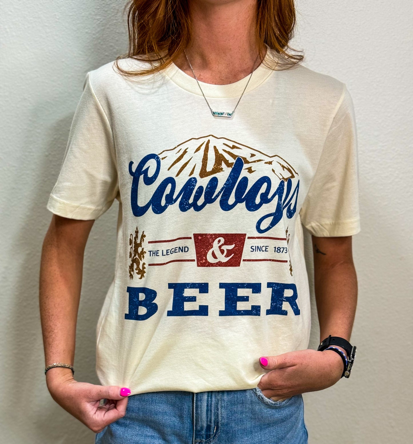 Cowboys & Beer Graphic Tee