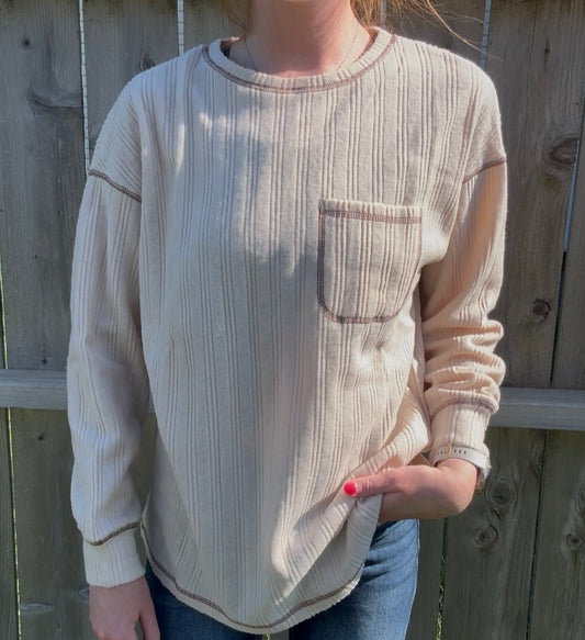 Casual Crewneck Long Sleeve