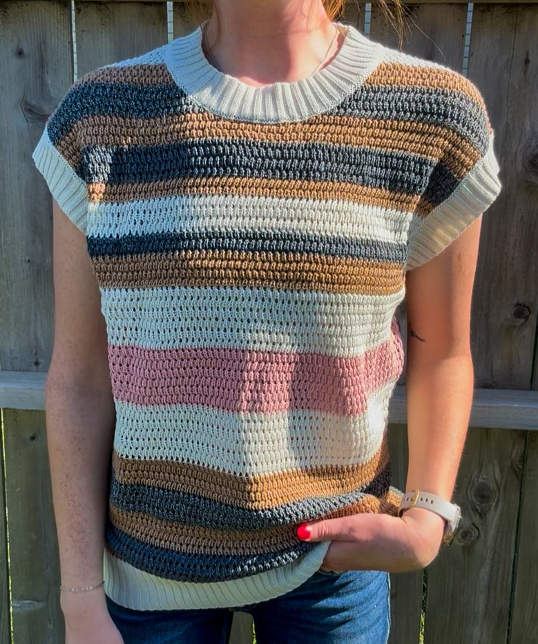 Striped Knit Sweater