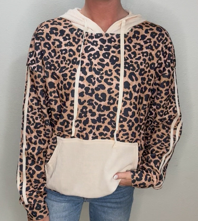 Leopard Print Hoodie