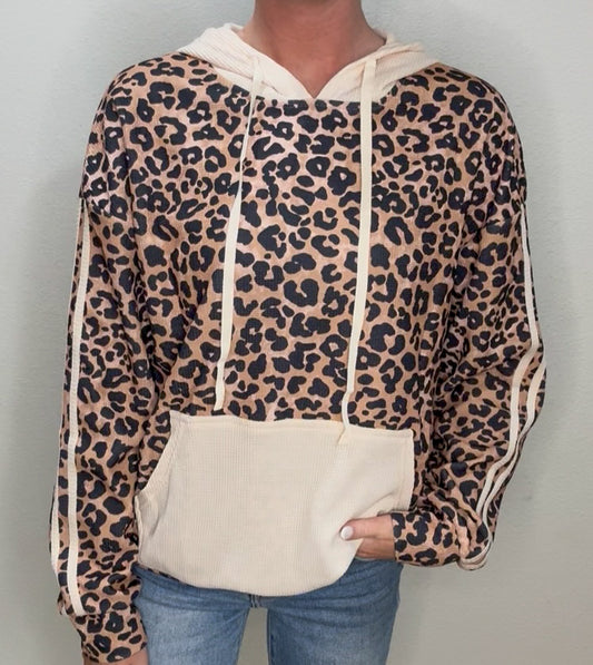 Leopard Print Hoodie
