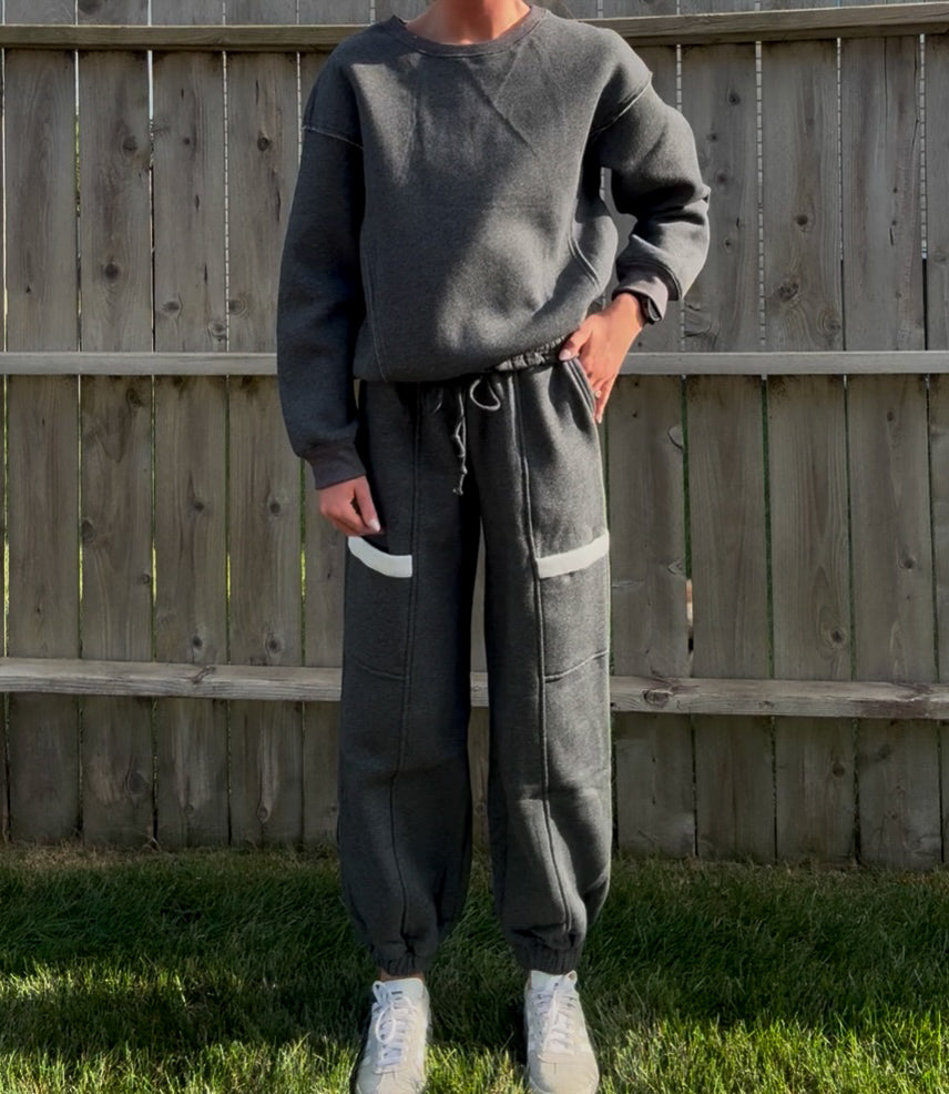 Solid Jogger Set