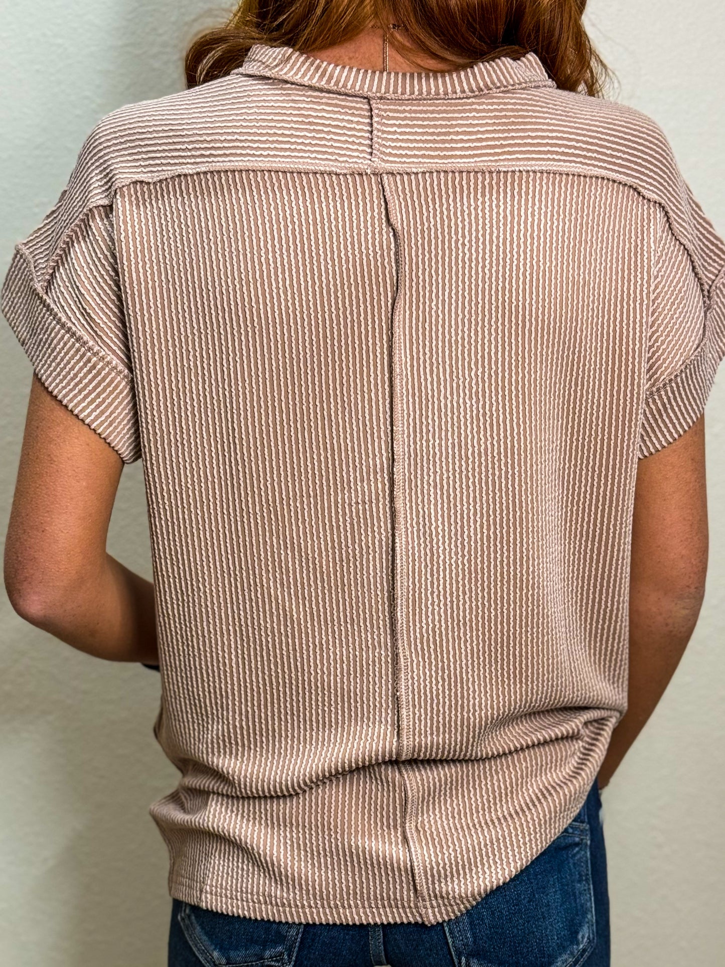 Backstitch Short Sleeve Tee
