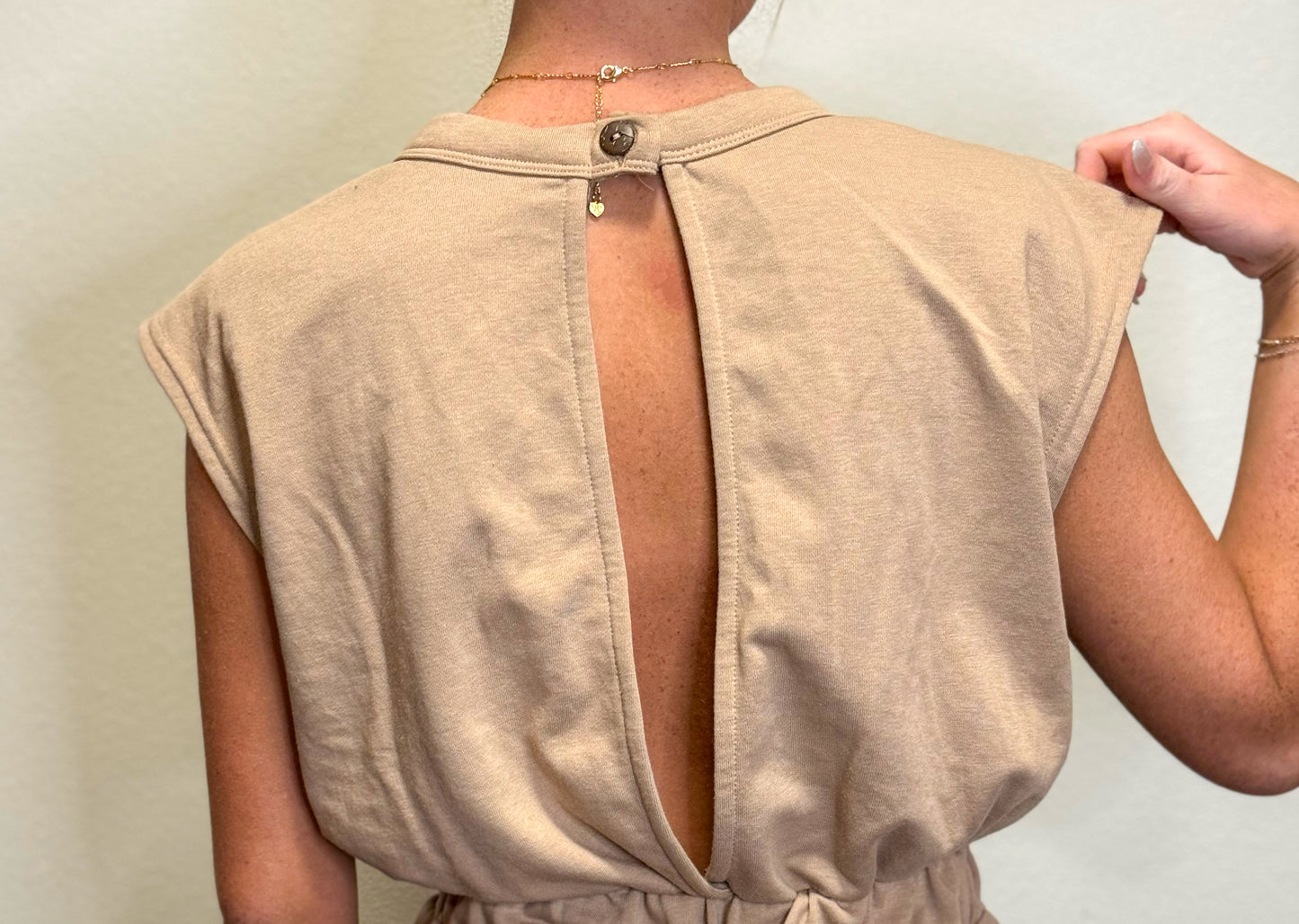 Cap Sleeve Jumpsuit