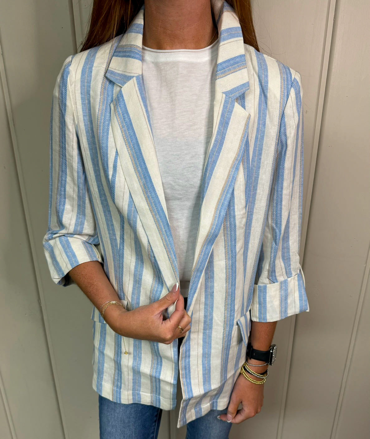 Striped Blazer