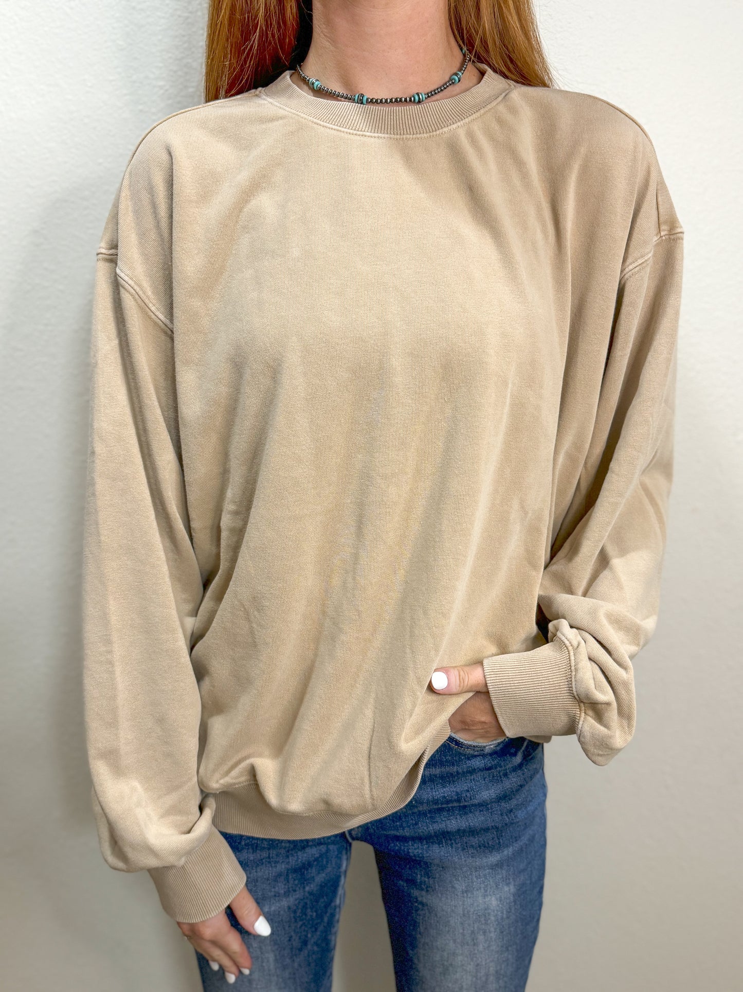 Cozy Crew Neck Sweatshirt
