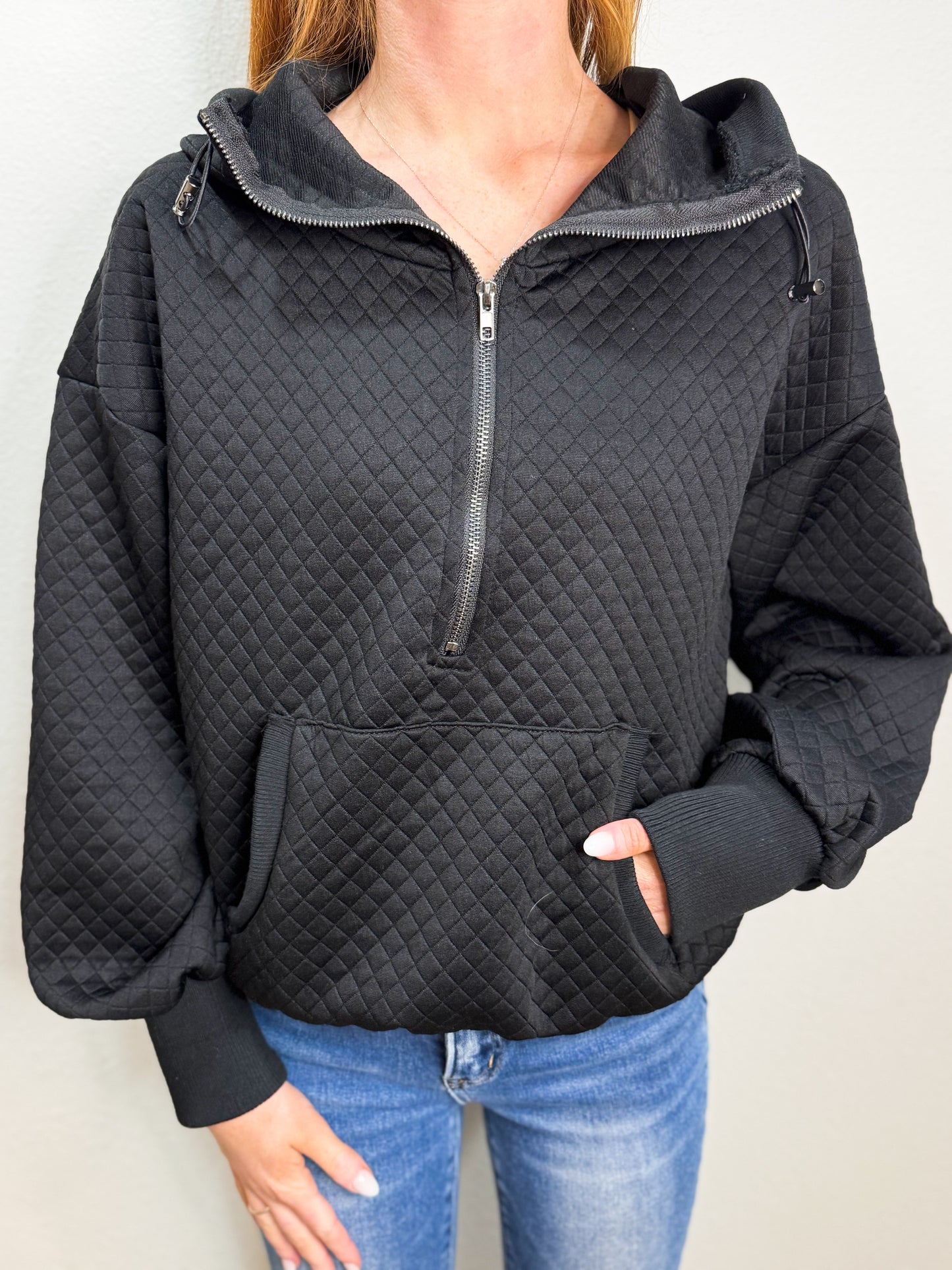Quilted Quarter Zip
