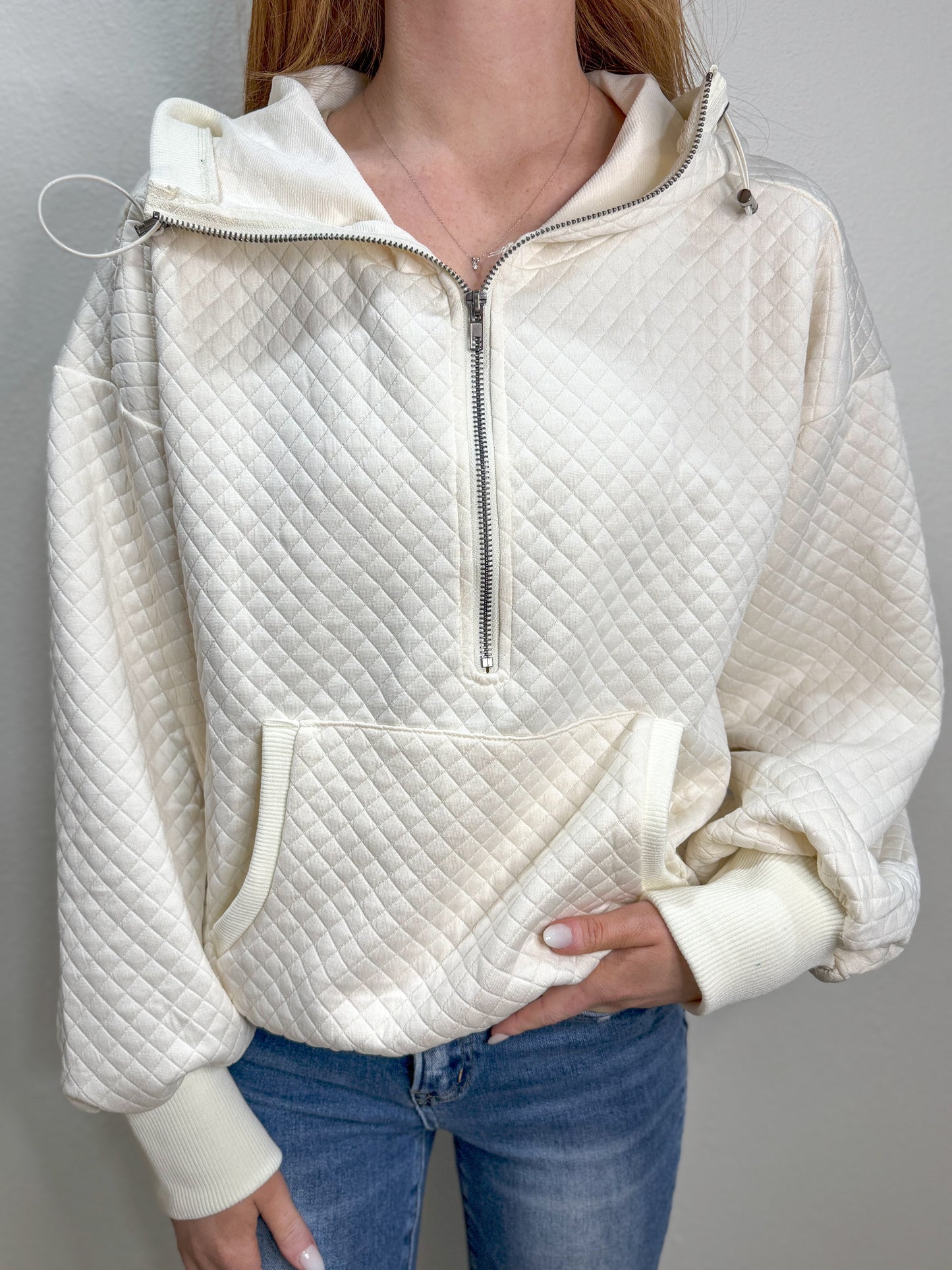 Quilted Quarter Zip