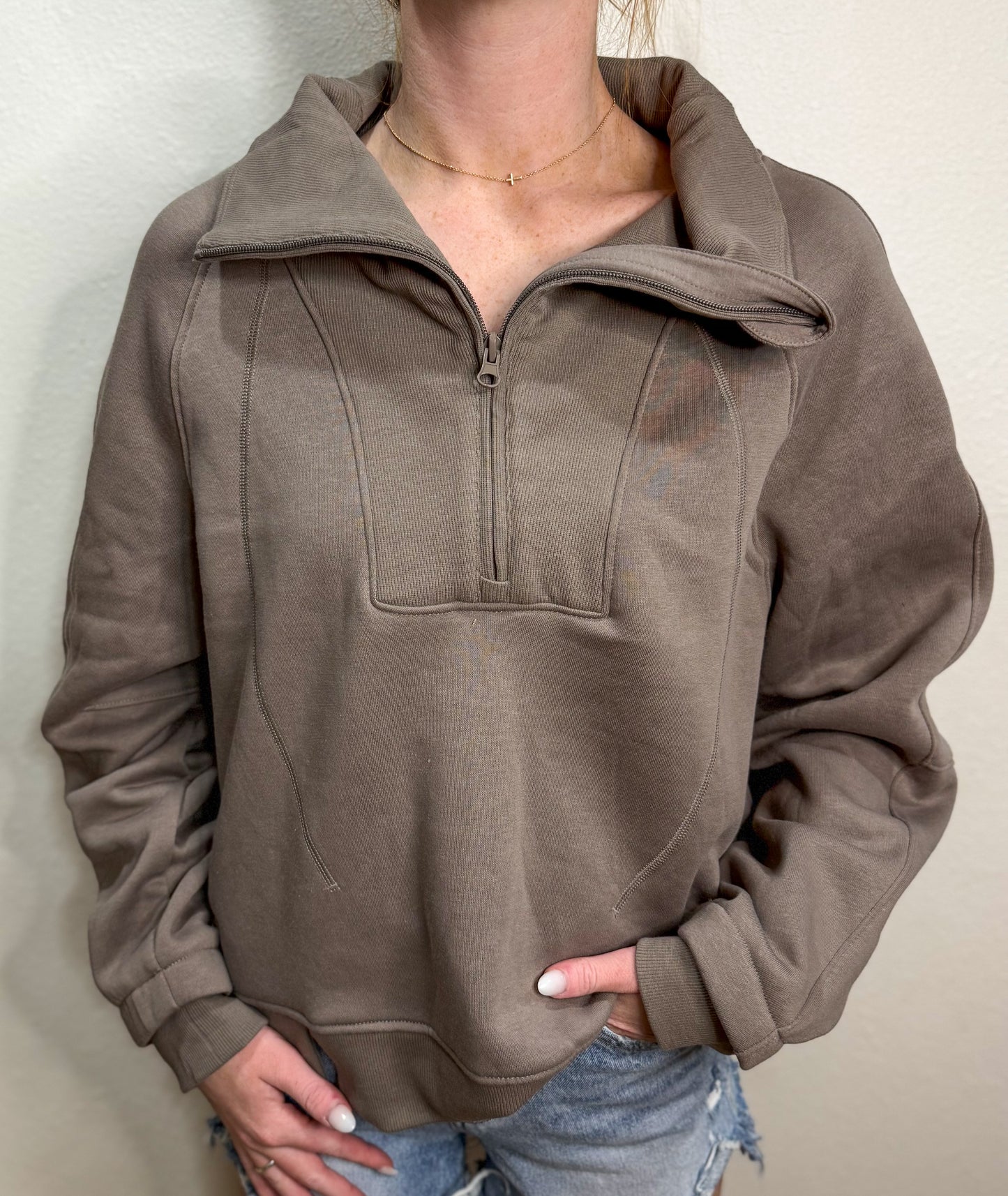 Half Zip Sweatshirt